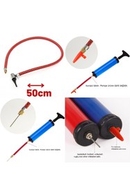 Resim abnturk El Ayak Pompaları Iğne Hortum Şişirme Kiti 3 iğne Uzun ve Kısa Hortum Deniz Yatağı Ucu 