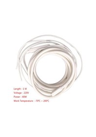 Resim 1 M 220v 70 Santigrat 40w Su Geçirmez Silikon Yalıtımlı Isıtıcı Tel Dondurucu Sevıch 
