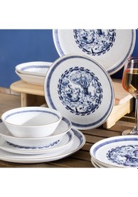 Resim Perotti French Altın Yaldızlı Stoneware 27 Parça Yemek Takımı 