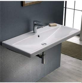 Resim Turkuaz Seramik Cerastyle Elite Dolapuyumu Lavabo 80CM 32200 Hariç 