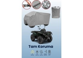 Resim Dokaca Gri Can-Am Outlander Max Xu+ 570 Atv Brandası, Atv Koruyucu Örtüsü 