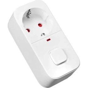 Resim Zenvia Isıya Duyarlı Devre ve Akım Korumalı Duvar Tekli Anahtarlı Priz Fiş 16A/250V 750 
