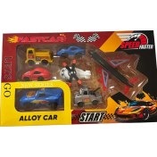 Resim Fast Car Arabalar Uçak ve Helikopter Plastik Oyuncak Seti 