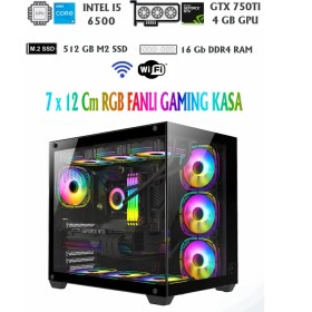 Resim Ramtech Aquarium X60 I5 6500 / 16GB Ram / 512GB M2 / Gtx 750Tİ 4gb Ekran Kartı Oyuncu Bilgisayarı 