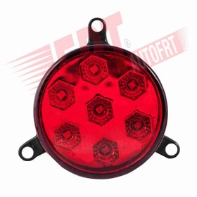 Resim 24V Stop Lambasıiç Ledli Yuvarlak Kırmızı 7 Ledli Isuzu Turkuaz N11.17549 