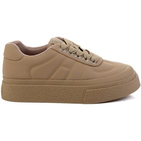 Resim Bambi Vizon Kadın Sneaker K01286111109 