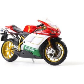 Resim Maisto 1:18 Ölçekli DuCATI 1098S Motosiklet Modeli - Döküm Metal Yapı, Çok Renkli Kırmızı/Siyah/Yeşil/Sarı, Gerçekçi Yarış Detayları, Premium Koleksiyoncu Edisyonu, Motokros Tutkunlarına Özel Masaüstü Sergileme Hediyesi, Şık Spor Tasarım, Detaylı İşçilik 