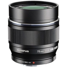 Resim OLYMPUS LENS 75MM 1.8 M.ZUIKO BLACK V311040BW000 