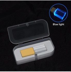 Resim Moda Kristal Tarzı Usb Flash Kalem Sürücü Memoria Usb 4 Gb 8 Gb 16 Gb 32 Gb Usb Gold - Blue 16gb Diğer 