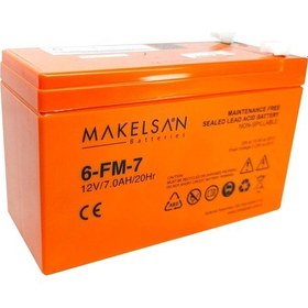 Resim Makelsan 12v 7ah, Bakımsız, Kuru Akü. Ups İçin Uygundur. 