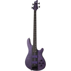 Resim Schecter C-4 GT Bas Gitar (Satin Trans Purple) 