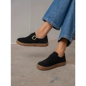 Resim Hiva Siyah Hakiki Süet Kadın MAKOSEN 