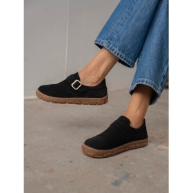 Resim Hiva Siyah Hakiki Süet Kadın MAKOSEN 