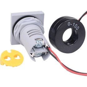 Resim Aek-Tech 3'lü Volt Amper Hertz Ölçüm Voltmetre AC60-500V 0-100A 20-75Hz 