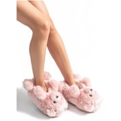 Resim Teddy Kadın Hayvanlı Panduf Gül Kurusu 36/41 PEMBE 