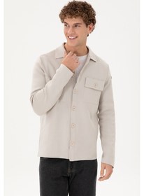 Resim U.s. Polo Assn. Erkek Taş Hırka Triko 50294169-vr049 Taş 