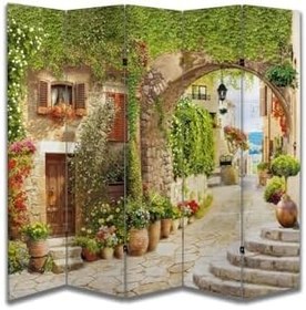 Resim Şehir Temalı Özel Tasarım Paravan Room Divider PRV1176, 180 x 180 