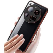 Resim Flybuy Xiaomi 15 Ultra Metal Çerçeve Kılıf, Kamera Korumalı - Siyah/kırmızı Siyah Kırmızı 