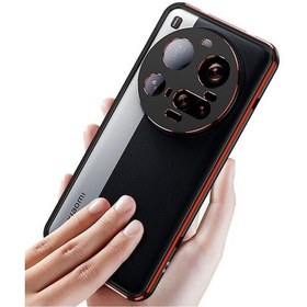 Resim Flybuy Xiaomi 15 Ultra Metal Çerçeve Kılıf, Kamera Korumalı - Siyah/kırmızı Siyah Kırmızı 