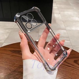 Resim Uygun olan XiaoMi Poco X6 Pro Dört Köşe Darbeye Dayanıklı Şeffaf Telefon Kılıfı 