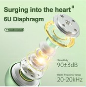 Resim Yeşil Tip C Usb Type C Kulaklıklar Hifi Stereo Surround Ses Kulak İçi 3.5mm Kablolu Müzik Kulaklıkları Galaxy S24 S23 S22 Ultra İphone 15 Pro Max 