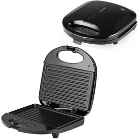 Resim Go İthalat MİNİ ELEKTRİKLİ TOST MAKİNESİ 2 DİLİM YAPIŞMAZ YÜZEY - KİLİTLENEBİLİR KAPAK 750W SSM-2588 (4989) 