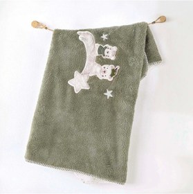 Resim Andywawa Ac26190 My 1 St Wardrobe Battaniye 90x85 Green Çok Renkli 