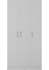 Resim 3 Kapaklı Gardırop - Beyaz 91x182x47 Cm 