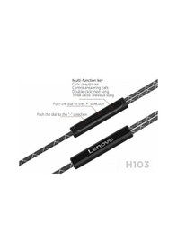 Resim Lenovo H103 Mikrofonlu Kablolu Kulak İçi Kulaklık 