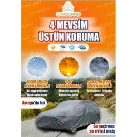 Resim Carguard Nissan X-Trail 2013 ve Sonrası Uyumlu Ultimate Araba Brandası Miflonlu Branda Oto Çadır Örtü 