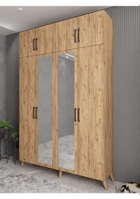 Resim Açelya Portmanto Vestiyer Çam M8- 140 cm 