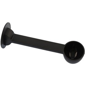 Resim Espresso Makinesi Uyumlu Kahve Ölçü Kaşığı, Siyah Plastik, 1 Adet, 50 Mm S 