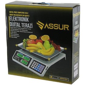 Resim büyük dijital karpuz terazi tartı 40kg/2gr 7 hafızası fiş şarjlı acs-809t 