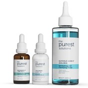 Resim The purest solutions kuru sivilcelenmeye meyilli ciltlere özel sivilce ve siyah nokta önlemeye yardımcı bakım seti 