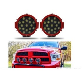 Resim 51 Watt 17 Ledli Off Road Sis Gündüz Farı Projektör Lambası 17 Cm (492154527) 