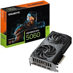 Resim Gıgabyte Geforce Rtx 5060 Wındforce Oc 8g Gddr7 8gb 128bit Dlss 4 Gv-n5060wf2oc-8gd Nvıdıa Ekran Kartı 