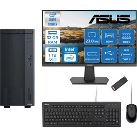 Resim Asus Expertcenter P500MV Intel Core I5-13420H 32GB Ddr5 1tb SSD Freedos 100Hz 23.8 IPS Mon. Minitower Masaüstü Bilgisayar WB5136216512B0DF13+Zettausbbellek 