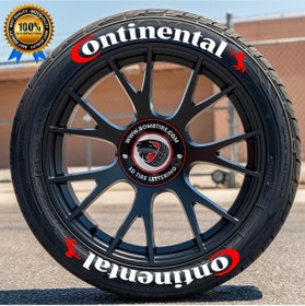 Resim bombtire Continental Lastik Yazısı 2.5 Cm Orijinal Kauçuk 4 Adet 