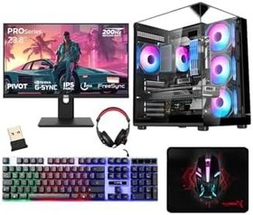 Resim TURBOX Tx8387 i7 7700 16GB DDR4 512GB NVMe 8GB RX580 23.8 200Hz Oyuncu Masaüstü Sistem Tavsiyesi 