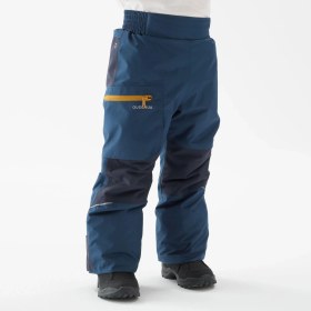 Resim Decathlon Quechua Çocuk Su Geçirmez Mavi Outdoor Pantolon - Sıcak Tutan Özellikli Erkek Çocuk Beden 3-4 Yaş SH500 Mountain 