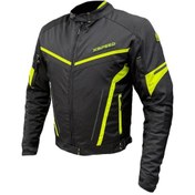 Resim Xspeed Zeus 4 Mevsimlik Korumalı Motosiklet Montu Yeni Sezon Siyah Neon 