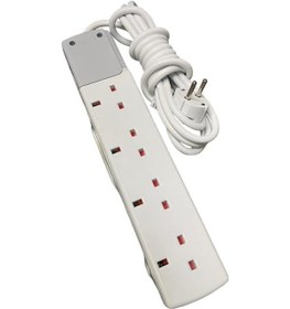 Resim De-pa İngiliz Grup Priz 4'lü 5 Metre Kablolu 40405 