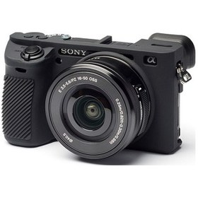 Resim Easycover Sony A6500 Silikon Kılıf Ecsa6500B (Siyah) 