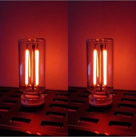 Resim Hightower 2 Adet Usb Led Araç Iç Aydınlatma - Kırmızı Renkli Cam Şişe Tasarımı, Dekoratif Araç Lambası 