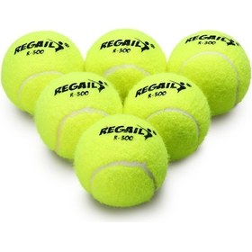 Resim Moveevo 6 Adet R300 Basınçsız Tenis Topu - Kaliteli Kauçuk Ve Felt - Sabit Zıplama - Makine, Pratik Ve Evcil Hayvan Oyunları İçin 