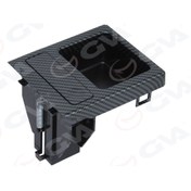 Resim GVA BOZUK PARA KUTUSU ORTA KONSUL KARBON FİBER SIYAH BMW E46 98>06 