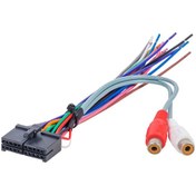 Resim Ayt G545 20 Pin Mp3 İso Dişi Oto Soket Ara Kablo Oto Teyp Radyo Soketi Amfi Anfi Çıkışlı 