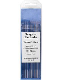 Resim Kosona Mavi Uç Lantanlı Tungsten Elektrot, Argon Kaynak Elektrodu, 2.4x150mm, Otomatik Kaynak İçin, Inox Ve Bakır Kaynaklama 