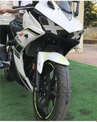 Resim Yamaha R25 Far Kaşı Far Lensi Redline Grafik 