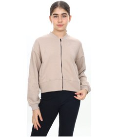 Resim Toontoy Kız Çocuk Fermuarlı Hırka Bej 